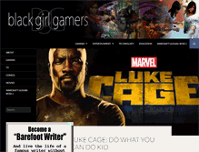 Tablet Screenshot of blackgirlgamers.com